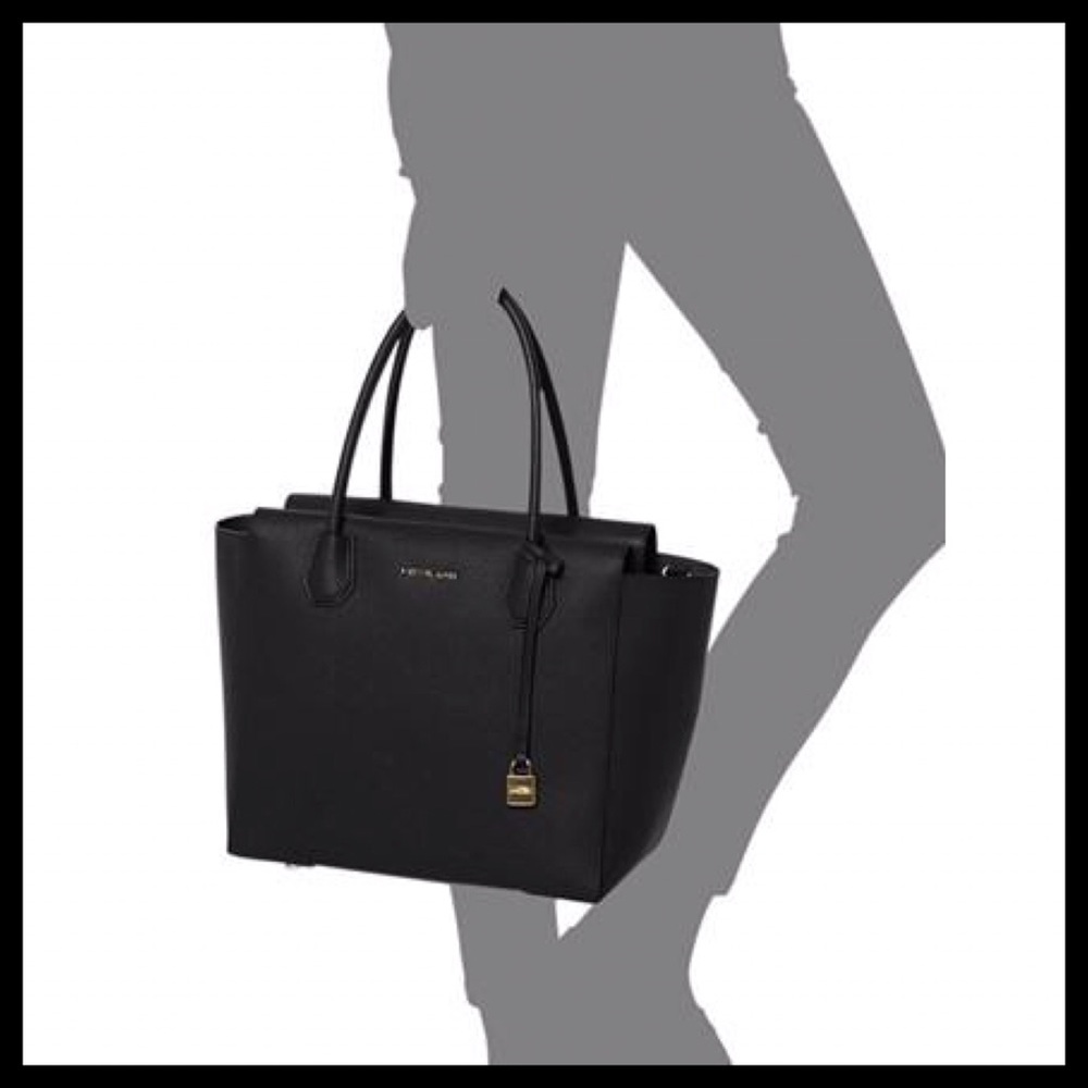 MICHAEL KORS Mercer Large Pebbled Leather T - Picture 4 of 8